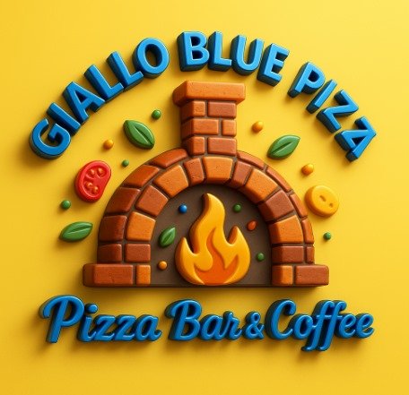 Giallo Blue Pizza Logo